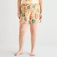 Sleep Chic Womens Plus Pajama Shorts
