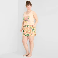 Sleep Chic Womens Plus Pajama Shorts
