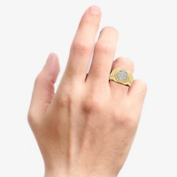 G-H / Si2) Mens / CT. T.W. Lab Grown White Diamond 14K Gold Over Silver Fashion Ring