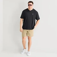 U.S. Polo Assn. Mens V Neck Short Sleeve Stretch Fabric Big and Tall T-Shirt
