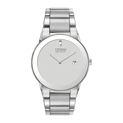Citizen® Eco-Drive® Axiom Mens Silver-Tone Watch AU1060-51A