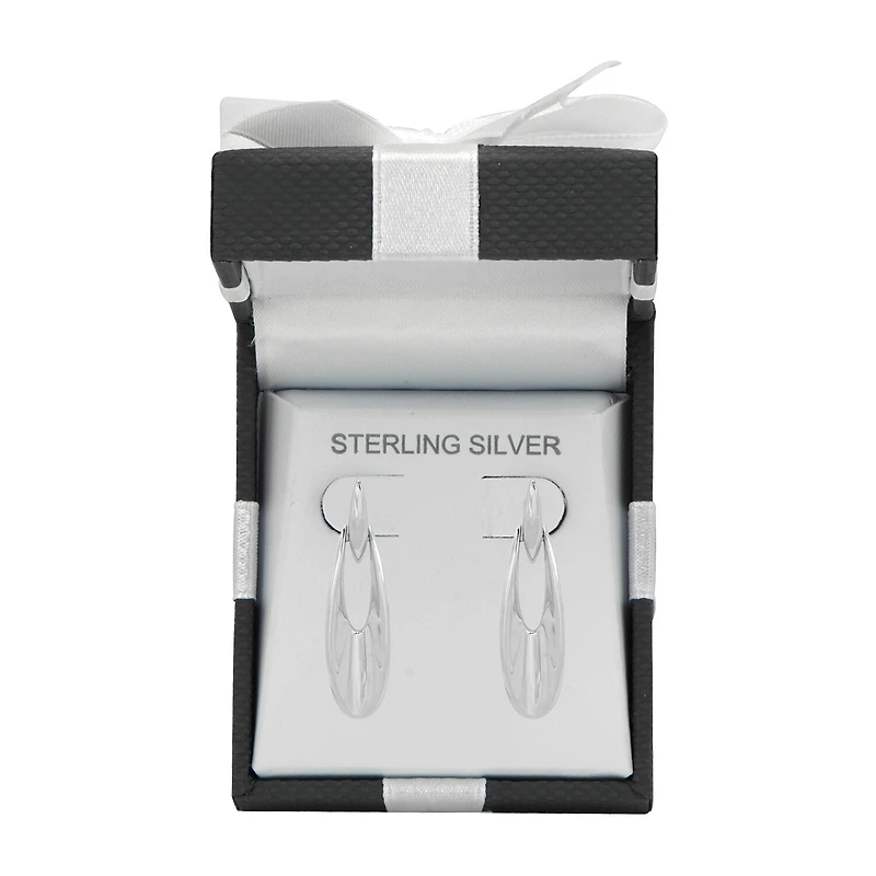 Deal Zone Womens Sterling Silver Drop Earrings