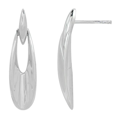 Deal Zone Womens Sterling Silver Drop Earrings