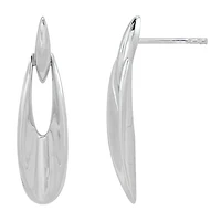 Deal Zone Womens Sterling Silver Drop Earrings