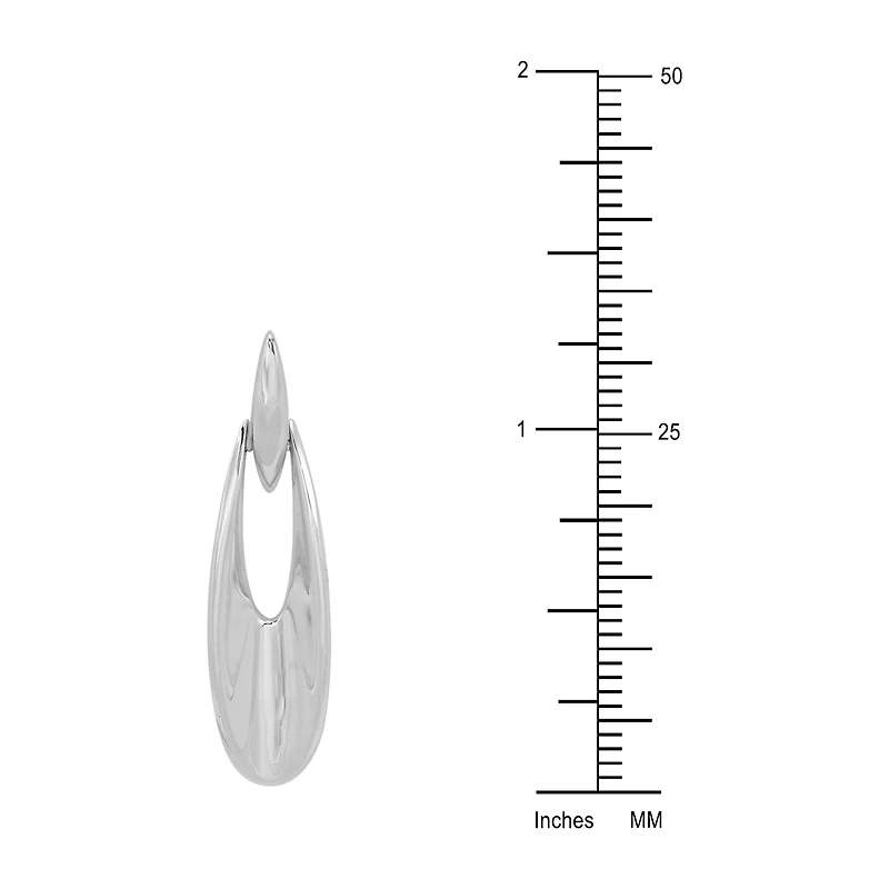 Deal Zone Womens Sterling Silver Drop Earrings