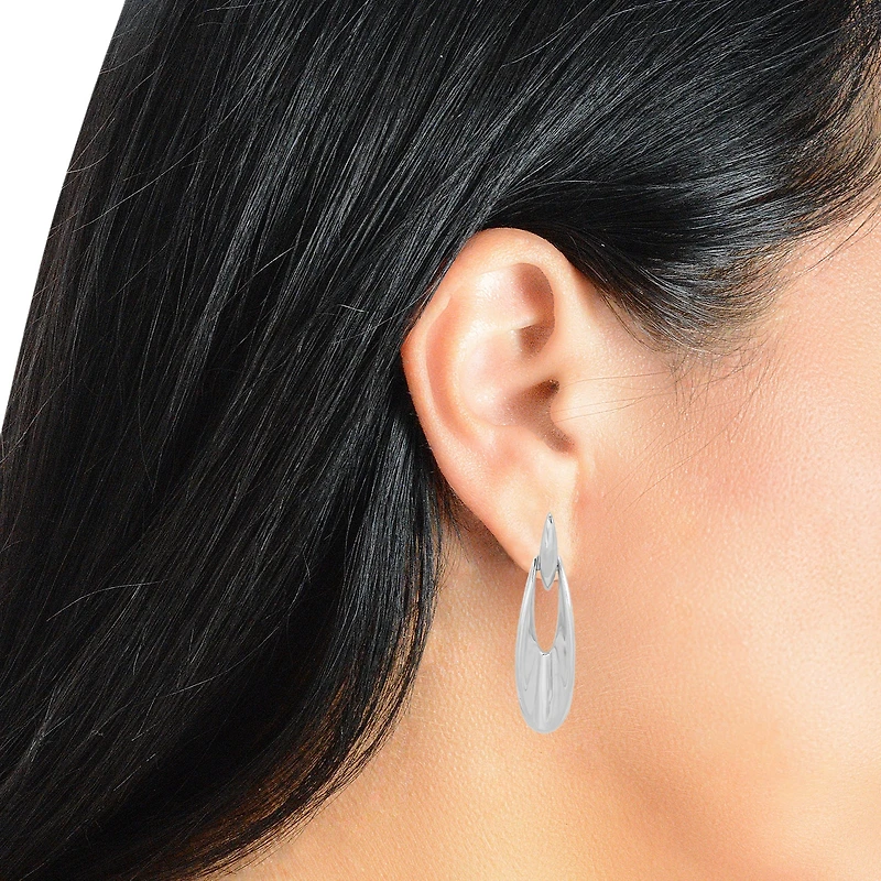 Deal Zone Womens Sterling Silver Drop Earrings