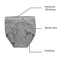 Stafford Dry + Cool Full-Cut Mens 6 Pack Briefs 302872