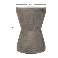 Safavieh Torre Patio Collection Concrete Side Table