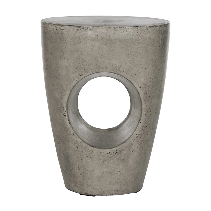 Safavieh Aishi Patio Collection Concrete Side Table