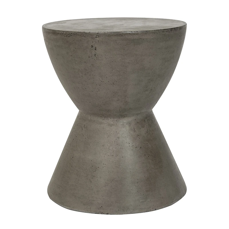 Safavieh Athena Patio Collection Weather Resistant Concrete Side Table