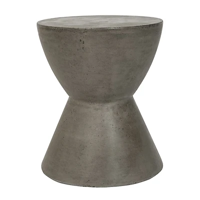 Safavieh Athena Patio Collection Weather Resistant Concrete Side Table