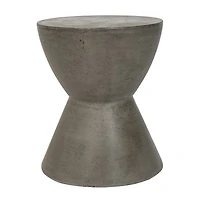 Safavieh Athena Patio Collection Weather Resistant Concrete Side Table