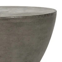 Safavieh Athena Patio Collection Weather Resistant Concrete Side Table