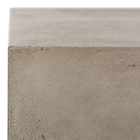 Safavieh Gargon Patio Collection Weather Resistant Concrete Coffee Table