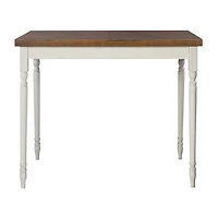 Theona Rectangular Wood-Top Dining Table