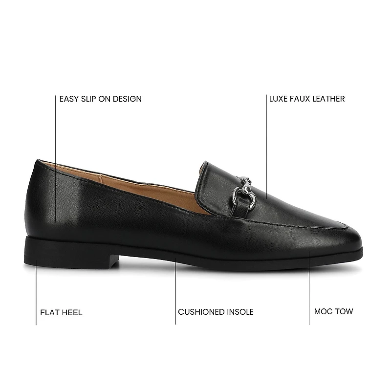 Journee Collection Lacie Womens Moc Closed Toe Loafers