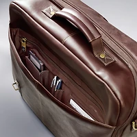 Samsonite Colombian Leather Flapover Briefcase