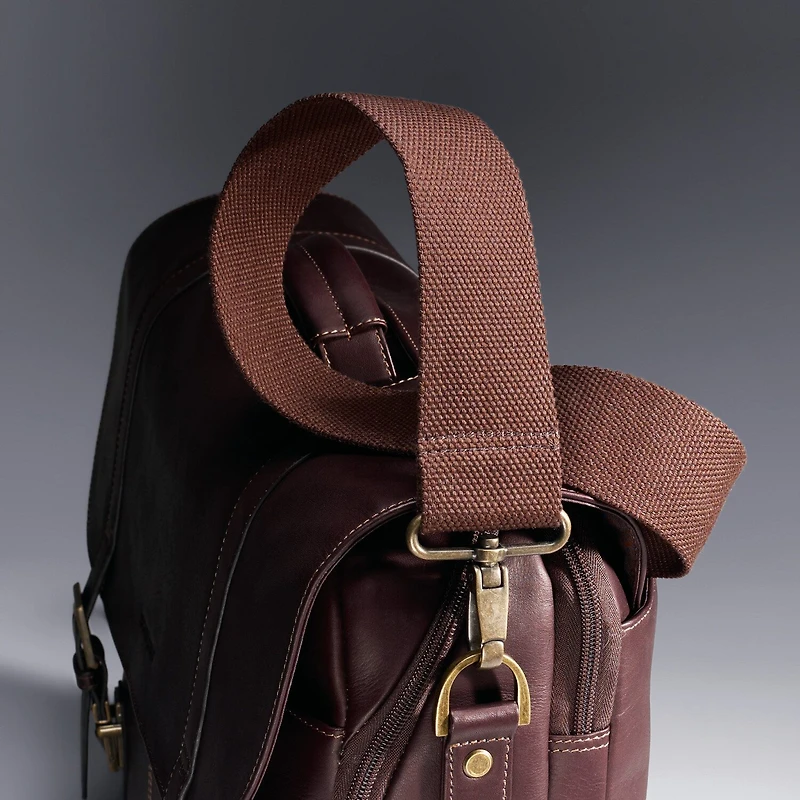 Samsonite Colombian Leather Flapover Briefcase
