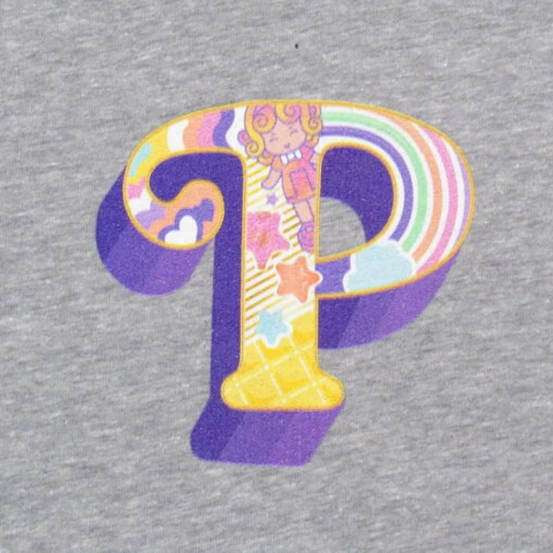 Polly Pocket Believe The Little Things Cropped Tee Womens Juniors Crew Neck Short Sleeve Loose Fit Graphic T-Shirt