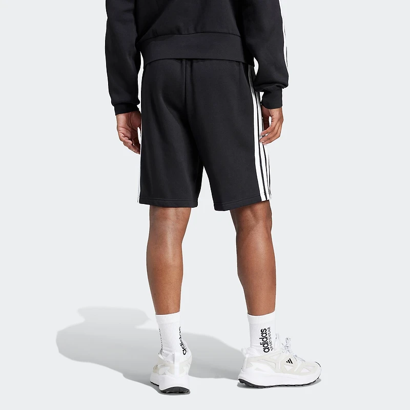 adidas Fleece Mens 9" Mid Rise Workout Shorts