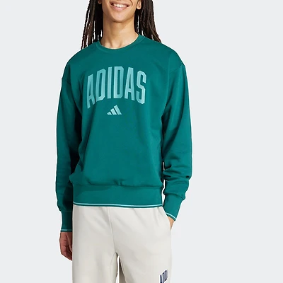 adidas Mens Crew Neck Long Sleeve Sweatshirt