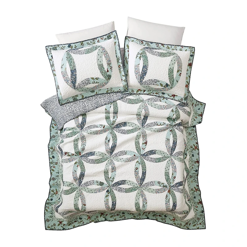 Modern Heirloom Felicity Wedding Ring Quilt Set