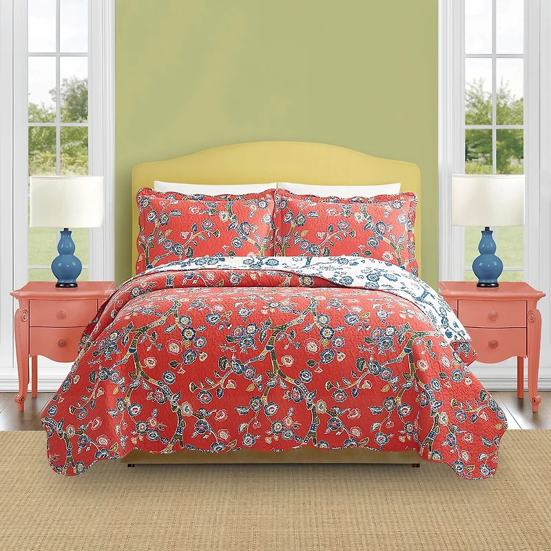 Makers Collective Jaipur Dreams 3-pc. Reversible Quilt Set