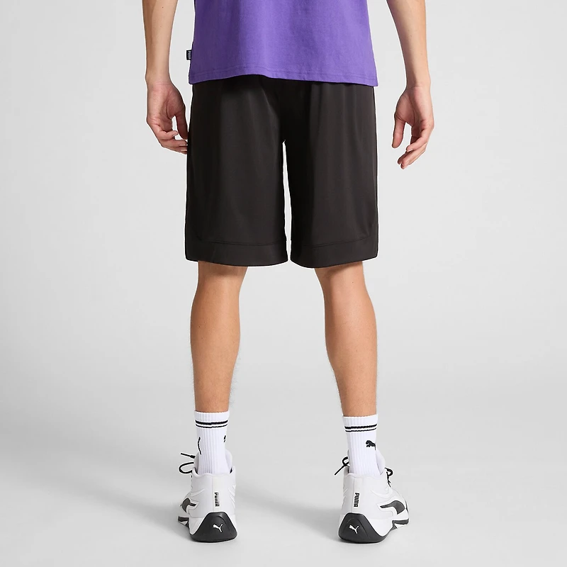 PUMA Mens Mid Rise 10" Basketball Short