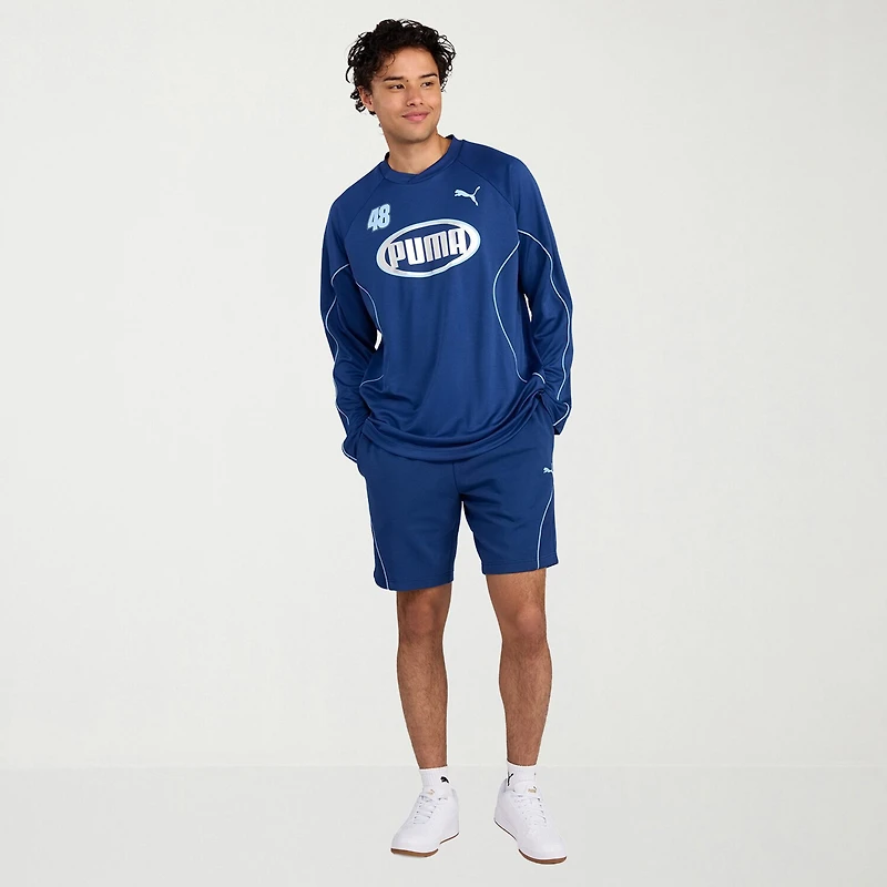 PUMA Mens 8" Mid Rise Workout Shorts