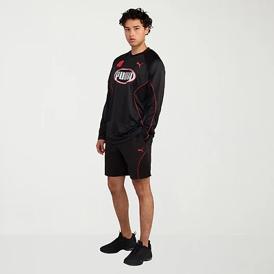 PUMA Mens 8" Mid Rise Workout Shorts