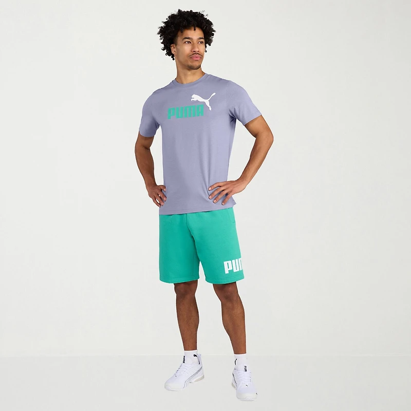 PUMA Essential Mens Crew Neck Short Sleeve Regular Fit Graphic T-Shirt