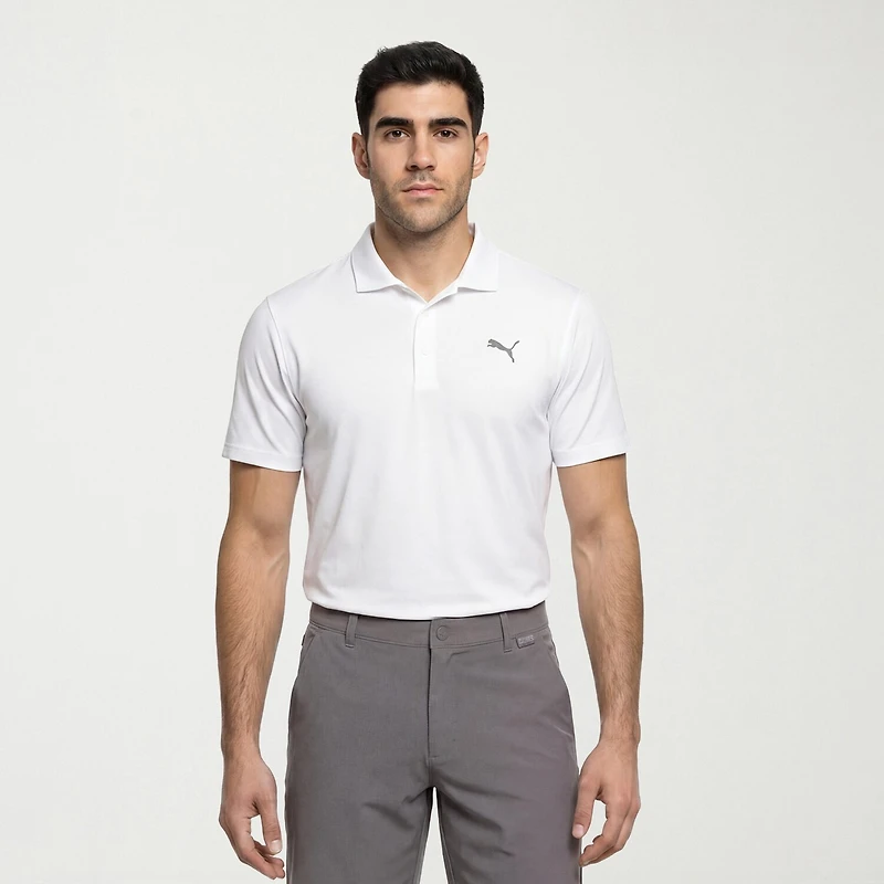 PUMA Mens Short Sleeve Polo Shirt
