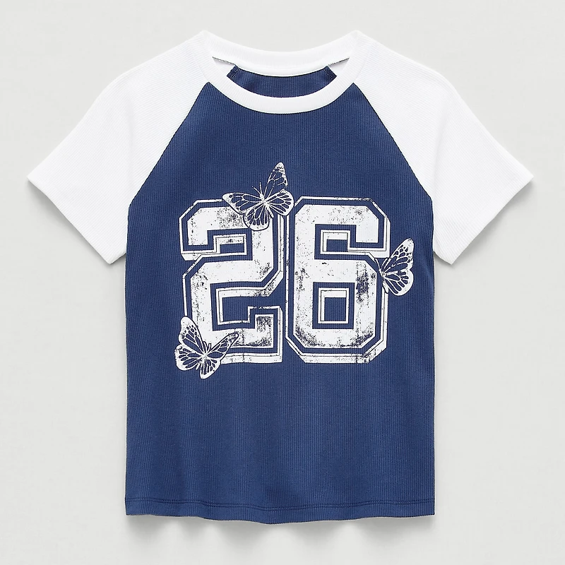 Thereabouts Little & Big Kid Girls Round Neck Short Sleeve T-Shirt