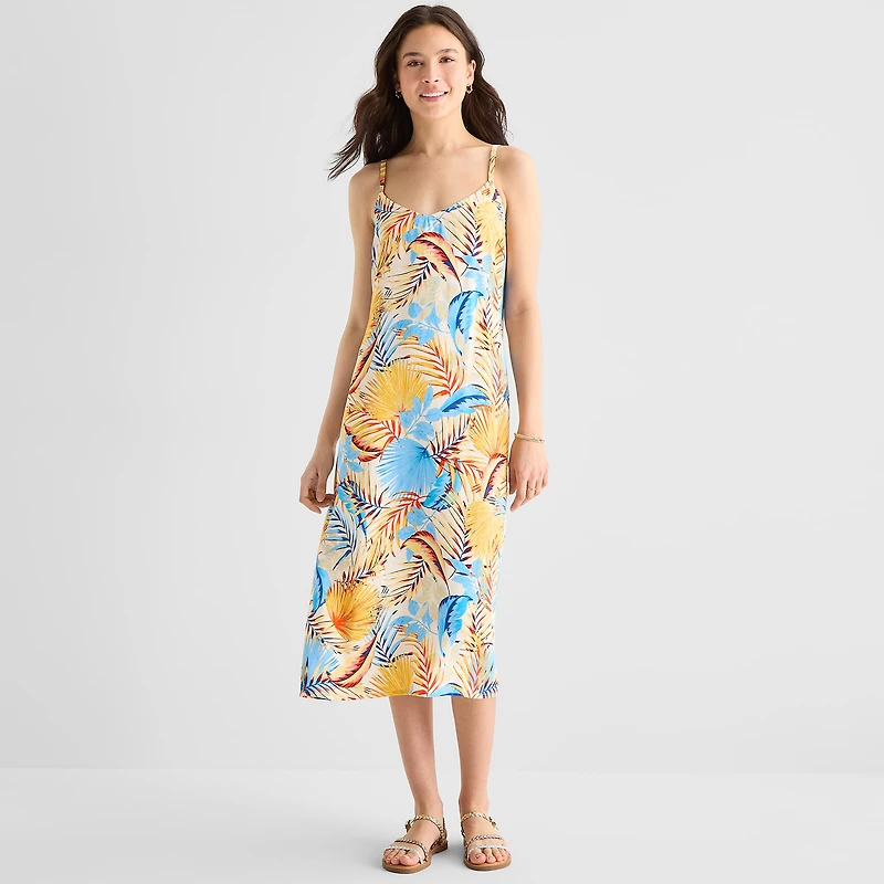 Hurley Womens Juniors Sleeveless Slip Dress