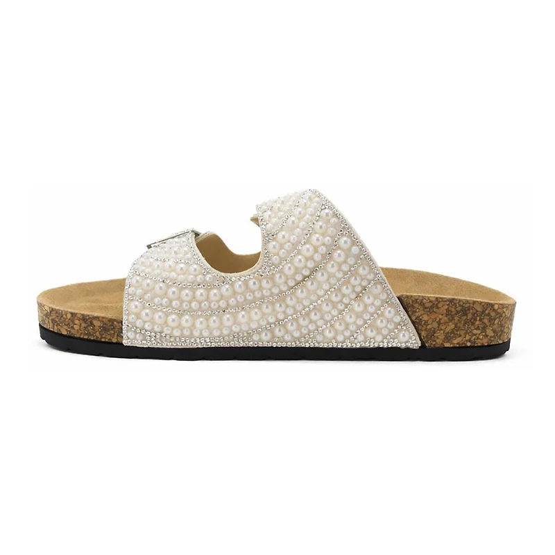 Pop Dhyana Womens Adjustable Strap Footbed Sandals