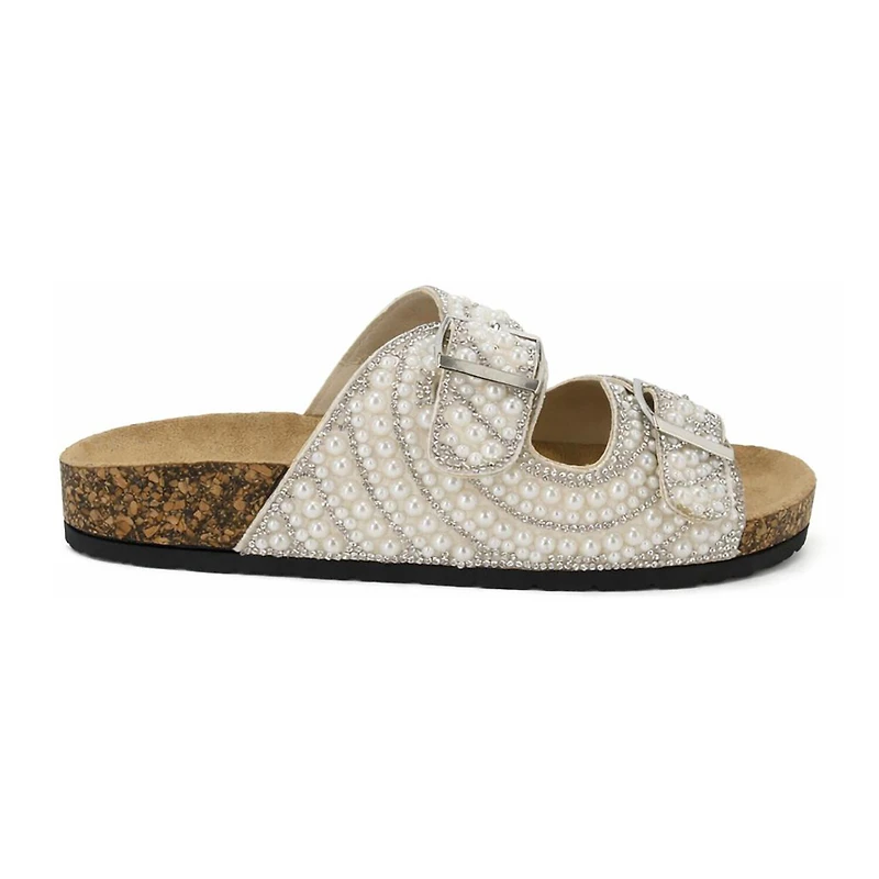 Pop Dhyana Womens Adjustable Strap Footbed Sandals