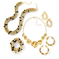 Bold Elements Womens 2 1/4 Inch Hoop Earrings