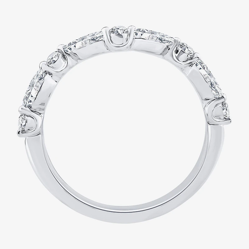 Grown Gorgeous (F / Vs2) Womens 5/8 CT. T.W. Lab White Diamond 14K Gold Marquise Wedding Band