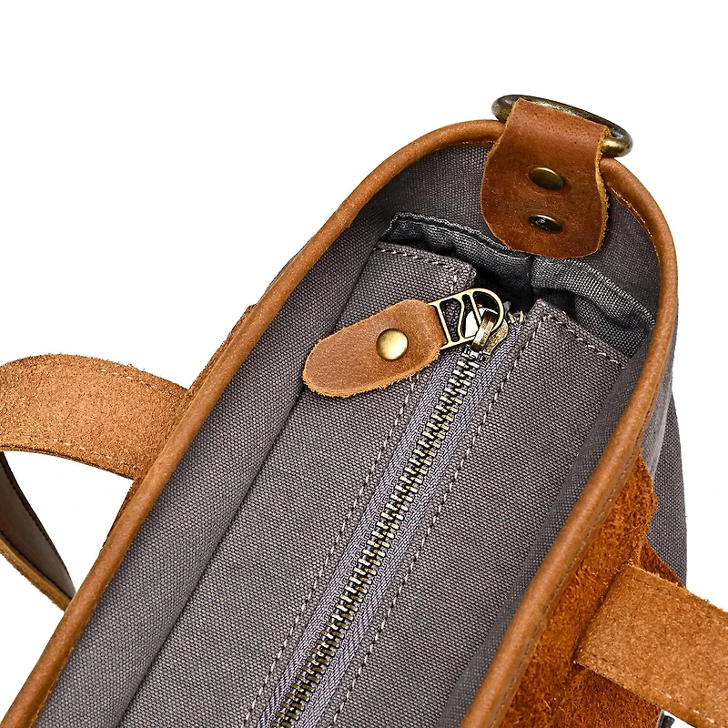TSD Brand Valley Oak Convertible Travel Tote