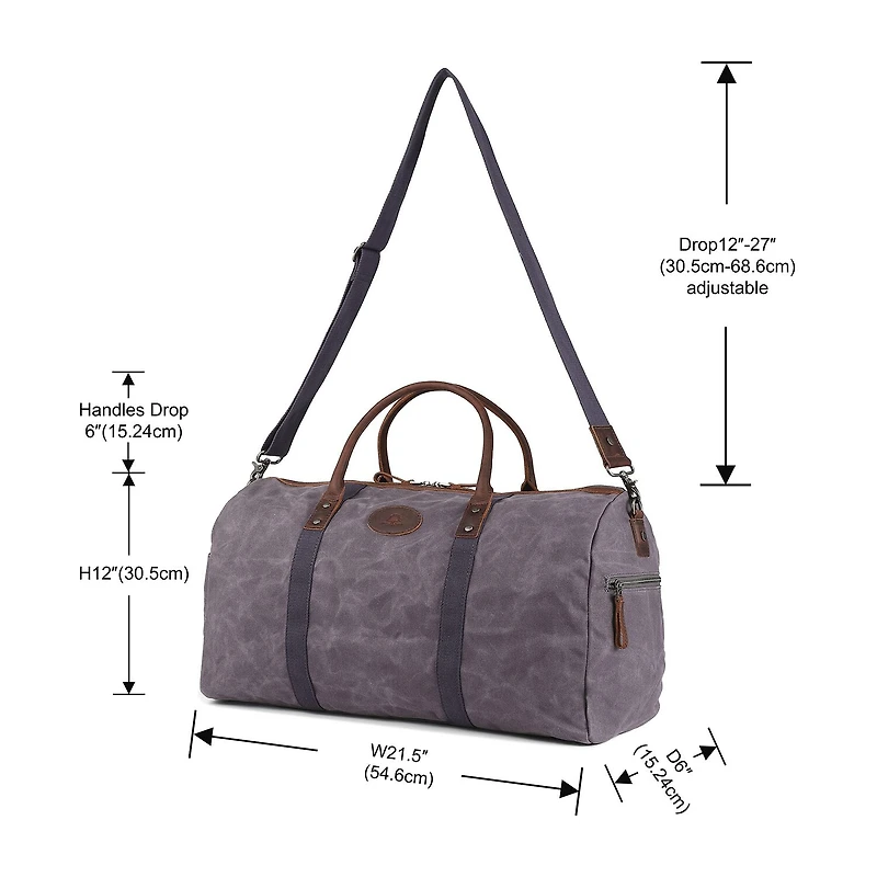 TSD Brand Hillside Duffel Bag