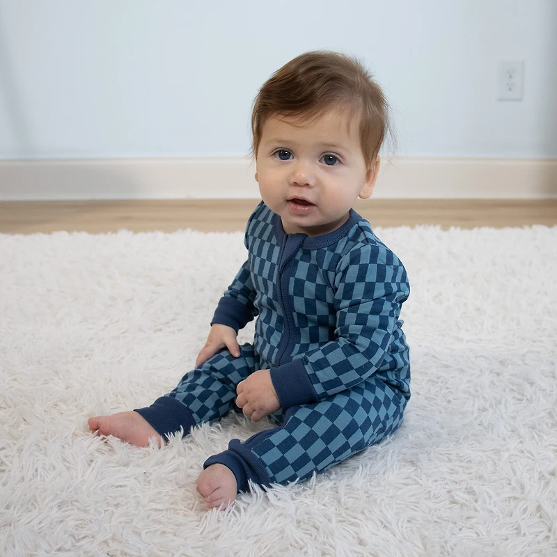 The Peanutshell Boys Scoop Neck Long Sleeve 2-pc. One Piece Pajama