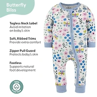 The Peanutshell Girls Scoop Neck Long Sleeve 2-pc. One Piece Pajama