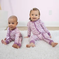 The Peanutshell Girls Scoop Neck Long Sleeve 2-pc. One Piece Pajama
