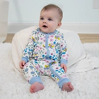 The Peanutshell Girls Scoop Neck Long Sleeve 2-pc. One Piece Pajama