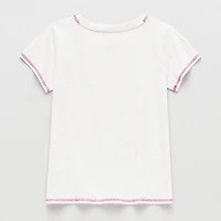 Little & Big Kid Girls Crew Neck Short Sleeve Regular Fit LEGO Graphic T-Shirt