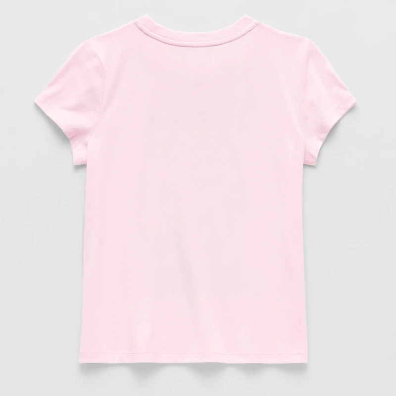 Thereabouts Little & Big Kid Girls Crew Neck Short Sleeve Classic Fit Graphic T-Shirt