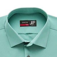 J. Ferrar 360 Stretch Performance Mens Slim Fit Fabric Long Sleeve Dress Shirt