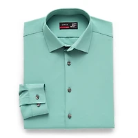 J. Ferrar 360 Stretch Performance Mens Slim Fit Fabric Long Sleeve Dress Shirt