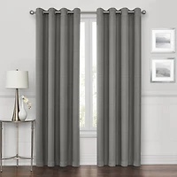 Max Blackout Prescott Grommet Top 100% Single Curtain Panel