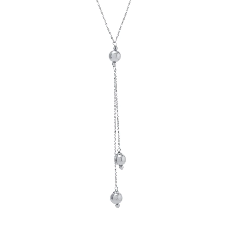 Silver Reflections Bolo Womens Pure Silver Over Brass 24 Inch Y Necklace